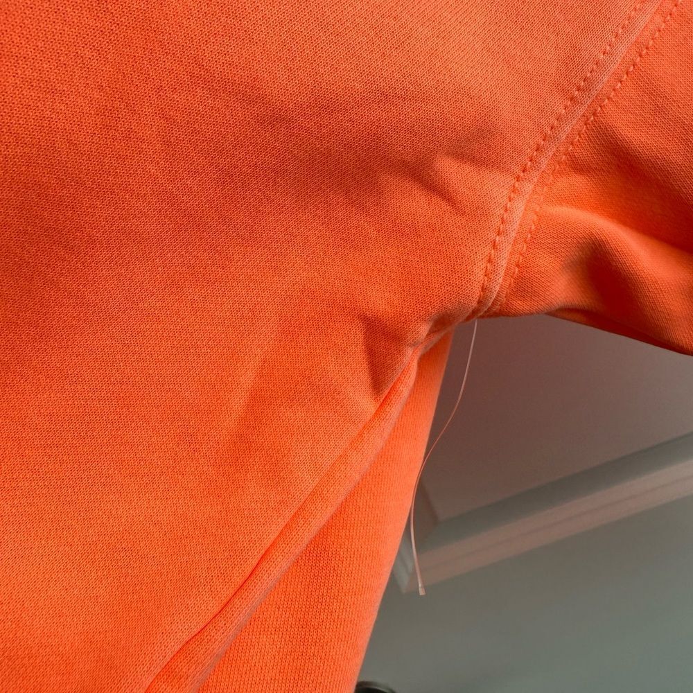 NWOT Free People FP Movement Sprint to the Finish Sweatshirt Hoodie Orange Small - Picture 4 of 10